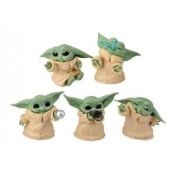 Figura Baby Yoda Set X 5 Blister + Obsequio