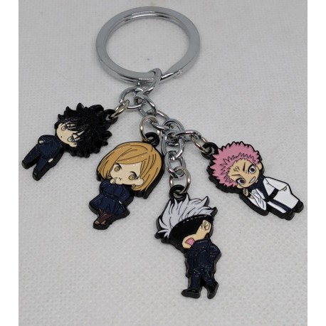 Jujutsu Kaisen Llavero Gojo Sukuna Nobara Metálico - VELLSTORE