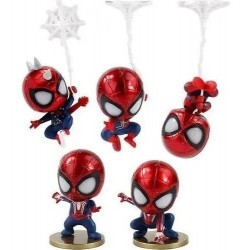 Figura Mini Iron Spider Iman 8 Cm Precio Por Unidad