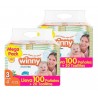 Pañales Winny Etapa 3 X 200 + 40 Toallitas Humedas