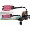 Plancha Pelo Pinza Cabello Rizadora Ondas Sirena 3 Barriles