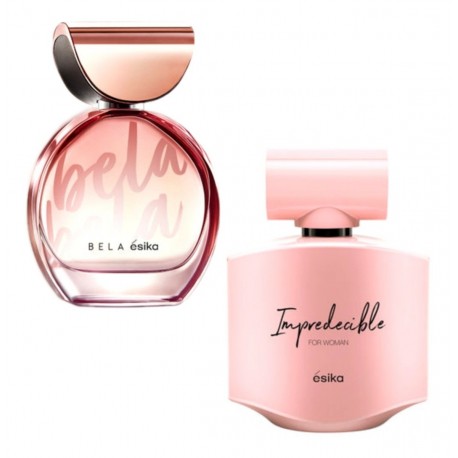 Perfume Bela + Impredecible Esika Dam