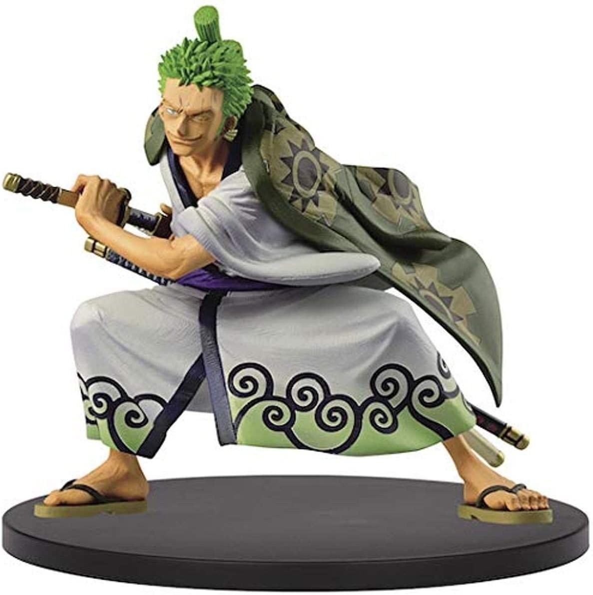 Figura Roronoa Zoro Traje Blanco One Piece Samurái Ronin - VELLSTORE