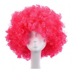 ¡ Peluca Afro De Fantasía Pink !! Peluca-afro/pink