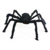 Decoración Halloween Fiestas Araña De Felpa Gigante 75cm