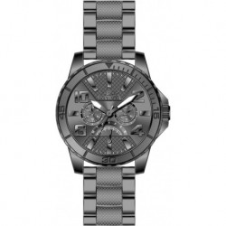 Men's Speedway 48mm Stainless Steel Quartz Watch, Gunmetal (Model: 46910)