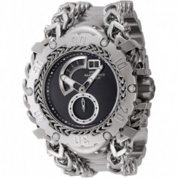 Men's 44628 Masterpiece Quartz Multifunction Silver, Black Dial Watch