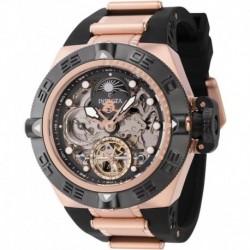 Men's 43911 Subaqua Automatic 2 Hand Black, Rose Gold Dial Watch