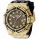 Men's 38909 Carbon Hawk Automatic 3 Hand Gold, Black Dial Watch