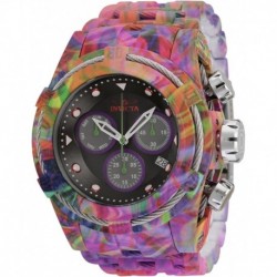 53mm Bolt Zeus Hydro Plated Aqua Plated Graffiti Swiss Movement Multicolor Watch (Model : 35389)