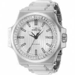 Men's 43381 Akula Quartz 3 Hand Silver Dial Watch