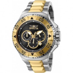 Men's 43649 Excursion Quartz Chronograph Gold, Black Dial Watch