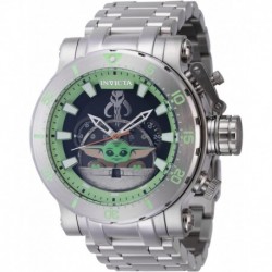 Men's Star Wars 52mm Stainless Steel Quartz Watch, Silver (Model: 40621)