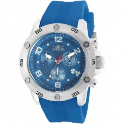 Pro Diver Chronograph Blue Dial Blue Polyurethane Mens Watch 20031