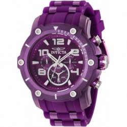 Men's 40801 Pro Diver Quartz Multifunction Purple Dial Watch