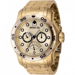 Men's Pro Diver 48mm Stainless Steel Quartz Watch, Gold (Model: 46997)