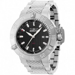 Men's 37212 Subaqua Quartz 3 Hand Black Dial Watch