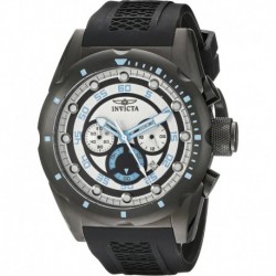 Men's 20303 Speedway Analog Display Japanese Quartz Black Watch