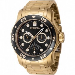 Men's Pro Diver 48mm Stainless Steel Quartz Watch, Gold (Model: 46995)