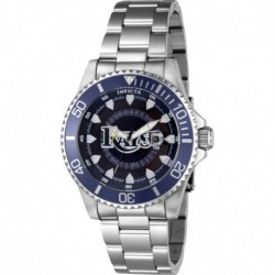 Men's 43480 MLB Tampa Bay Rays Quartz Silver, White, Blue Dial Watch