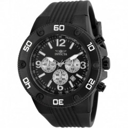 Men's 20274 Pro Diver Black Stainless Steel Watch with Polyurethane Band