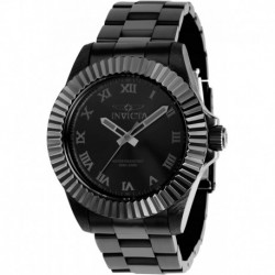 Men's 37408 Pro Diver Quartz 3 Hand Black Dial Watch