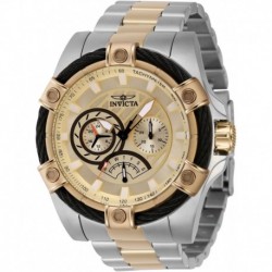 Men's Bolt 52mm Stainless Steel Quartz Watch, Two Tone (Model: 46867)