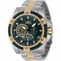 Men's Bolt 52mm Stainless Steel Quartz Watch, Two Tone (Model: 46870)