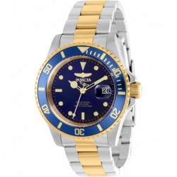 Men's 37157 Pro Diver Quartz 3 Hand Blue Dial Watch