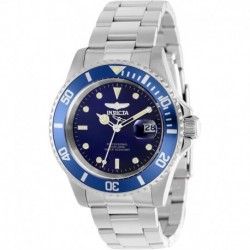 Men's 37156 Pro Diver Quartz 3 Hand Blue Dial Watch