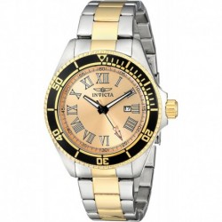 Men's 15000 Pro Diver Analog Display Japanese Quartz Two Tone Watch