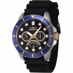 Men's Pro Diver 45mm Silicone Quartz Watch, Black (Model: 46930)