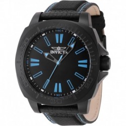 Men's Speedway 46mm Stainless Steel, Nylon Quartz Watch, Black (Model: 46307)