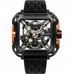 Mechanical Automatic Watch X Series SUV Inspired Anti-Shock Design Sapphire Crystal Analog Skeleton