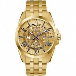 Men's Sutton Chronograph Automatic Gold-Tone Watch | 43mm | 97A162