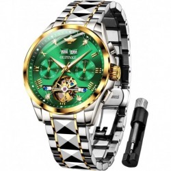 Mens Watches Automatic Skeleton Tourbillon Self Winding Luxury Sapphire Crystal Business Dress Wrist