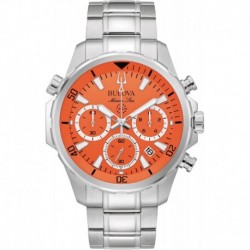 Marine Star Orange Dial and Stainless Steel Bracelet Watch | 43.5mm | 96B395