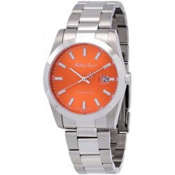 Mathy I Quartz Orange Dial Men's Watch H451OR