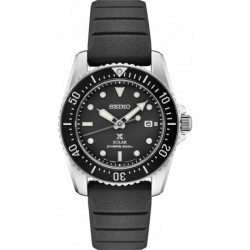 SNE573 Watch for Men - Prospex Collection - Solar Powered, Stainless Steel Case with Black Silicone