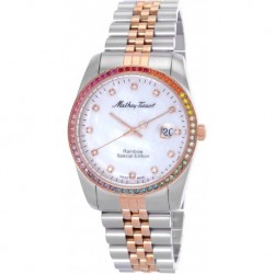 Mathy Rainbow White Dial Unisex Watch H809BQI