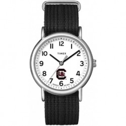 Unisex Weekender 38mm Watch with Slip-Thru Single Layer Strap