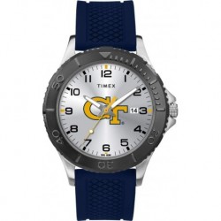 Tribute Men's Collegiate Gamer 42mm Watch – Georgia Tech Yellow Jackets with Navy Silicone Strap