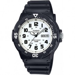 Men's 'Classic' Quartz Resin Watch, Color:Black (Model: MRW200H-7BV)