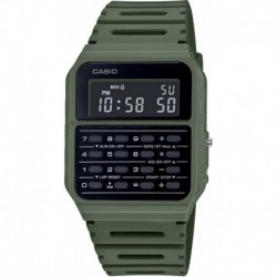 CA-53WF-3B Calculator Green Digital Mens Watch Original New Classic CA-53, 43.2×34.4×8.2mm (CA-53WF-