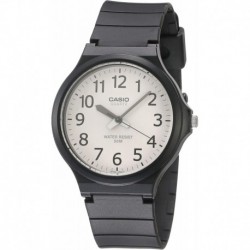 Men's 'Easy To Read' Quartz Black Casual Watch (Model: MW240-7BV)