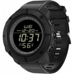 Digital-Watch Sports Watch - Wrist Watches for Men Large Face Waterproof with Stopwatch Alarm EL Bac