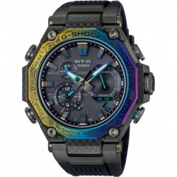 Casio G-Shock for Men with Tough Solar and Multi-Band 6 Atomic Timekeeping, Resin Case and Band, Bla