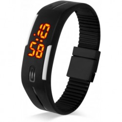 Sport Watch, Fashion LED Digital Watch Outdoor 30M Waterproof Rubber Bands Wristwatch for Men Women