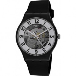 Originals Skeletor Black Silicone Men's Watch SUOB134