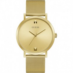 Mens Dress 42mm Watch – Gold-Tone Stainless Steel Case with Gold Dial & Strap